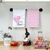 imageARKENY Valentines Day Kitchen Towels Set of 2Red Heart Love Dish Towels 18x26 Inch Drying DishclothFarmhouse Home Decoration AD133Pink