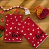 imageARKENY Valentines Day Kitchen Towels Set of 2Red Heart Love Dish Towels 18x26 Inch Drying DishclothFarmhouse Home Wedding Decoration AD148