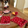 imageARKENY Valentines Day Kitchen Towels Set of 2Red Heart Love Dish Towels 18x26 Inch Drying DishclothFarmhouse Home Wedding Decoration AD148