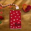imageARKENY Valentines Day Kitchen TowelsRed Heart Love Dish Towels 18x26 Inch Drying DishclothFarmhouse Home Wedding Decoration AD147