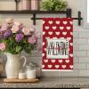 imageBlack Love Valentines Day Kitchen Towels Set of 2Red Heart Dish Hand Towels Holiday Anniversary Wedding Seasonal Decorations DD066