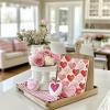 imageRed Love Valentines Day Kitchen Towels Set of 2Golden Heart Dish Hand Towels Holiday Anniversary Wedding Seasonal Decorations DD064Red