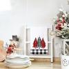 imageARKENY Christmas Kitchen Towels Set of 2Black Buffalo Plaid Xmas Tree Dish Towels 18x26 Inch Drying DishclothFarmhouse Home Noel Decoration AD146