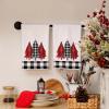 imageARKENY Christmas Kitchen Towels Set of 2Black Buffalo Plaid Xmas Tree Dish Towels 18x26 Inch Drying DishclothFarmhouse Home Noel Decoration AD146