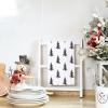 imageARKENY Christmas Kitchen Towels Set of 2Green Buffalo Plaid Xmas Tree Dish Towels 18x26 InchHoilday Farmhouse Home Decoration AD099Black 2