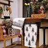 imageARKENY Christmas Kitchen Towels Set of 2Green Buffalo Plaid Xmas Tree Dish Towels 18x26 InchHoilday Farmhouse Home Decoration AD099Black