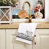 imageARKENY Christmas Kitchen Towels Set of 2Green Buffalo Plaid Xmas Tree Dish Towels 18x26 InchHoilday Farmhouse Home Decoration AD099Black