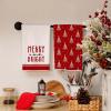 imageARKENY Christmas Kitchen Towels Set of 2Green Buffalo Plaid Xmas Tree Dish Towels 18x26 InchHoilday Farmhouse Home Decoration AD099Red