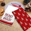 imageARKENY Christmas Kitchen Towels Set of 2Green Buffalo Plaid Xmas Tree Dish Towels 18x26 InchHoilday Farmhouse Home Decoration AD099Red