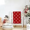 imageARKENY Christmas Kitchen Towels Set of 2Green Buffalo Plaid Xmas Tree Dish Towels 18x26 InchHoilday Farmhouse Home Decoration AD099Red