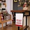 imageARKENY Christmas Kitchen Towels Set of 2Green Buffalo Plaid Xmas Tree Dish Towels 18x26 InchHoilday Farmhouse Home Decoration AD099Red