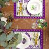 imageARKENY Happy Mardi Gras Placemats 12x18 Inches Set of 4 Carnival Masquerade Beads Seasonal Farmhouse Burlap Indoor Kitchen Dining Table Mats Decorations for Home Party AP3574