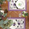imageARKENY Mardi Gras Carnival Placemats 12x18 Inches Set of 4 Fleur De Lis Purple Seasonal Farmhouse Burlap Indoor Kitchen Dining Table Decorations for Home Party AP35918