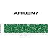 imageARKENY St Patricks Day Table Runner 13x72 Inches Green Shamrock Lucky Spring Seasonal Farmhouse Burlap Indoor Kitchen Dining Table Decorations for Home Party AT53772