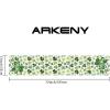imageARKENY St Patricks Day Table Runner 13x72 Inches Green Shamrock Lucky Spring Seasonal Farmhouse Burlap Indoor Kitchen Dining Table Decorations for Home Party AT54272