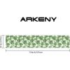 imageARKENY St Patricks Day Table Runner 13x72 Inches Green Shamrock Lucky Spring Seasonal Farmhouse Burlap Indoor Kitchen Dining Table Decorations for Home Party AT07472