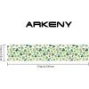imageARKENY St Patricks Day Table Runner 13x72 Inches Shamrock Green Spring Seasonal Farmhouse Burlap Indoor Kitchen Dining Table Decorations for Home Party AT39372