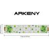 imageARKENY St Patricks Day Table Runner 13x72 Inches Shamrock Lucky Vase Spring Seasonal Farmhouse Buffalo Plaid Burlap Indoor Kitchen Dining Table Decorations for Home Party AT38772