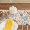 imageARKENY Fall Thanksgiving Table Runner 13x72 InchesFloral Leaves Seasonal Burlap Farmhouse Indoor Outdoor Autumn Table Runner for Home AT49172