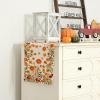 imageARKENY Fall Thanksgiving Table Runner 13x72 InchesWildflower LeavesSeasonal Burlap Farmhouse Indoor Autumn Table Runner for Home