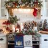 imageMerry Christmas Kitchen Towels Set of 2Blue Xmas Tree Dish Hand Towels Holiday Home Indoor Bathroom Party Seasonal Noel Decorations DD027Blue