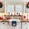 imageMerry Christmas Kitchen Towels Set of 2Blue Xmas Tree Dish Hand Towels Holiday Home Indoor Bathroom Party Seasonal Noel Decorations DD027Blue