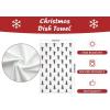 imageMerry Christmas Kitchen Towels Set of 2Green Xmas Tree Snow Dish Hand Towels Holiday Home Indoor Bathroom Party Seasonal Noel Decorations DD051Black