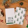 imageMerry Christmas Kitchen Towels Set of 2Green Xmas Tree Snow Dish Hand Towels Holiday Home Indoor Bathroom Party Seasonal Noel Decorations DD051Blue