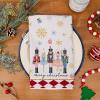 imageNutcrackers Christmas Kitchen Towels Set of 2Red Snowflake Xmas Tree Dish Hand Towels Holiday Home Indoor Bathroom Party Seasonal Noel Decorations DD036Red