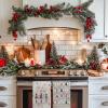 imageNutcrackers Christmas Kitchen Towels Set of 2Red Snowflake Xmas Tree Dish Hand Towels Holiday Home Indoor Bathroom Party Seasonal Noel Decorations DD036Grey