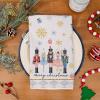 imageNutcrackers Christmas Kitchen Towels Set of 2Red Snowflake Xmas Tree Dish Hand Towels Holiday Home Indoor Bathroom Party Seasonal Noel Decorations DD036Grey