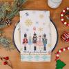 imageNutcrackers Christmas Kitchen Towels Set of 2Red Snowflake Xmas Tree Dish Hand Towels Holiday Home Indoor Bathroom Party Seasonal Noel Decorations DD036Green