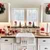 imageNutcrackers Christmas Kitchen Towels Set of 2Red Snowflake Xmas Tree Dish Hand Towels Holiday Home Indoor Bathroom Party Seasonal Noel Decorations DD036Green