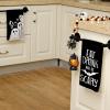imageARKENY Ghost Halloween Kitchen Towels Set of 2Black Bat Boo Dish Towels 18x26 InchFarmhouse Home Indoor Vintage Party Decoration AD393