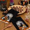 imageARKENY Pumpkin Crow Halloween Kitchen Towels Set of 2Black Bat Web Cat Dish Towels 18x26 InchFarmhouse Home Indoor Vintage Party Decoration AD396