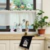 imageARKENY Pumpkin Ghost Halloween Kitchen Towels Set of 2Black Bat Cat Boo Dish Towels 18x26 InchFarmhouse Home Indoor Vintage Party Decoration AD395