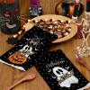 imageARKENY Pumpkin Ghost Halloween Kitchen Towels Set of 2Black Bat Cat Boo Dish Towels 18x26 InchFarmhouse Home Indoor Vintage Party Decoration AD395