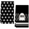 imageARKENY Ghost Halloween Kitchen Towels Set of 2Orange Spooky Dish Towels 18x26 InchFarmhouse Home Indoor Vintage Party Decoration AD383Black