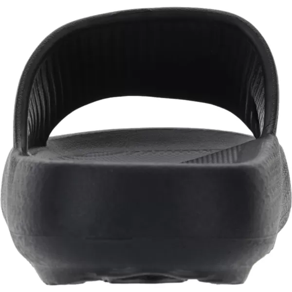 imageJoomra Arch Support Pillow Slippers for Women and Men Recovery House Slides Shower Sandals  Cushion Thick SoleBlack With Arch Support