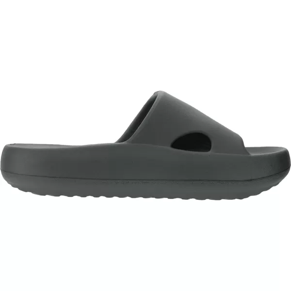 imageJoomra Arch Support Pillow Slippers for Women and Men Recovery House Slides Shower Sandals  Cushion Thick SoleDeep Grey With Arch Support