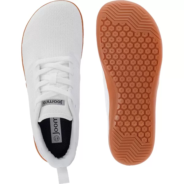 imageJoomra Mens Cross Trainer Minimalist Barefoot Shoes Zero Drop Sneakers  Wide Toe Box  Upgrade StabilityW83  WhiteGum