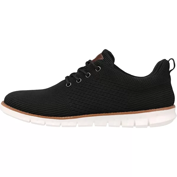 imageJoomra Mens KnitLeather Wingtip Oxford Dress ShoesBlack Waterproof