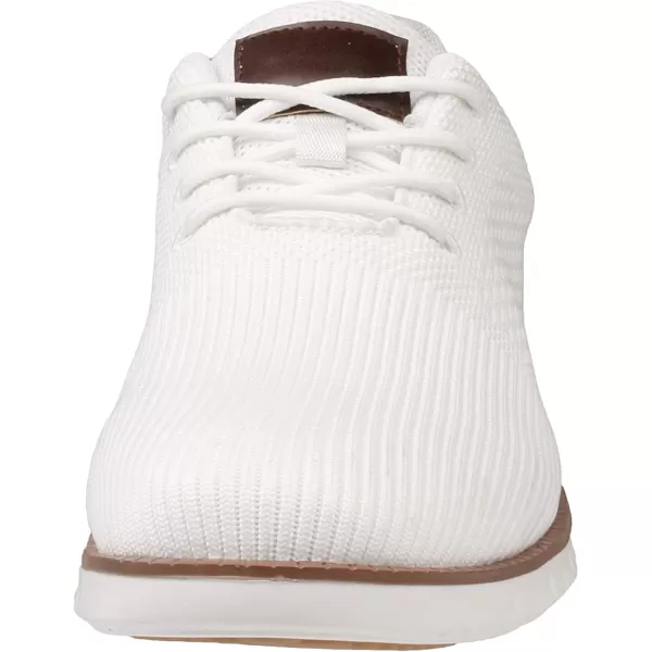 imageJoomra Mens KnitLeather Wingtip Oxford Dress ShoesWhite Waterproof