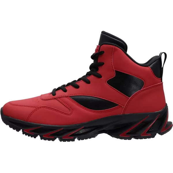 imageJoomra Mens Stylish Sneakers High Top AthleticInspired Shoes2red