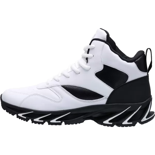 imageJoomra Mens Stylish Sneakers High Top AthleticInspired Shoes2white