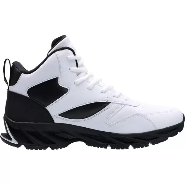 imageJoomra Mens Stylish Sneakers High Top AthleticInspired Shoes2white
