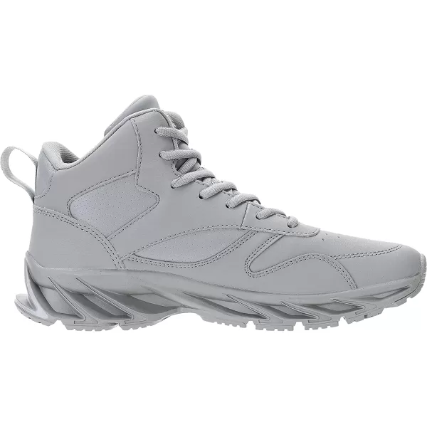 imageJoomra Mens Stylish Sneakers High Top AthleticInspired ShoesGrey