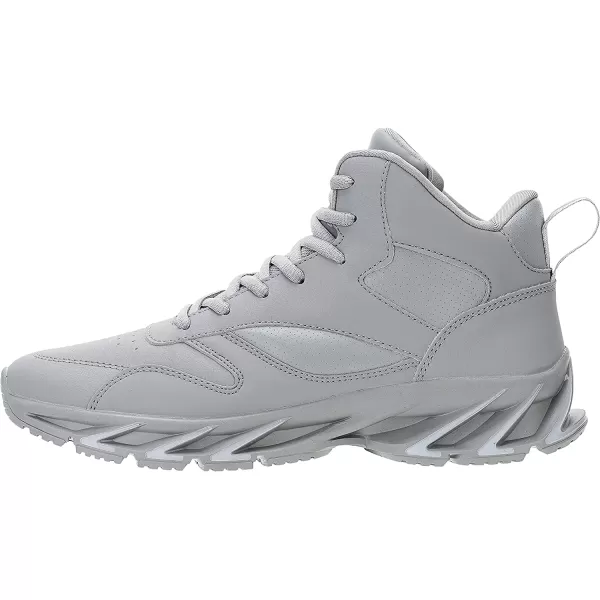 imageJoomra Mens Stylish Sneakers High Top AthleticInspired ShoesGrey
