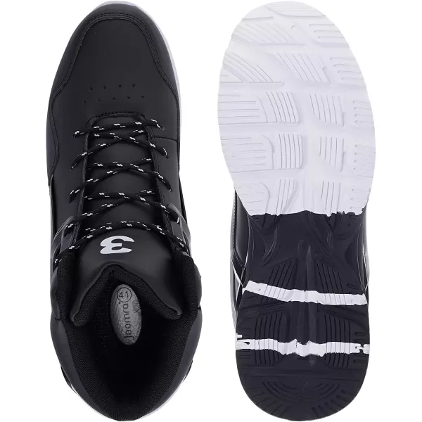 imageJoomra Mens Stylish Sneakers High Top AthleticInspired ShoesUpgrade  Black