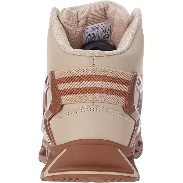 imageJoomra Mens Stylish Sneakers High Top AthleticInspired ShoesUpgrade  Light Brown